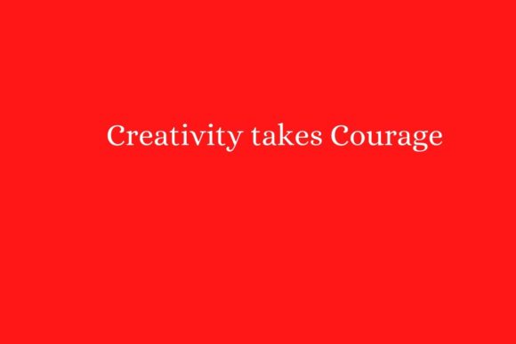 Creativity Take Courage Craft Design Review