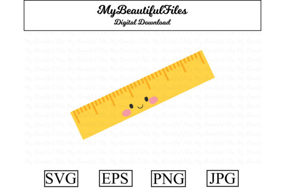 School Ruler Kawaii Clipart 02: An Embroidery Review