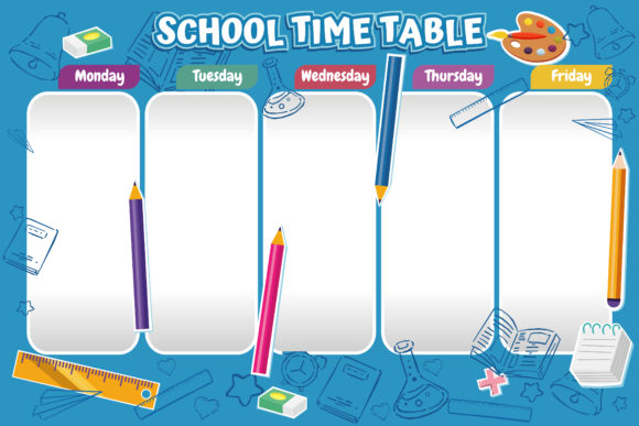 School Time Table for Design: An Embroidery Review