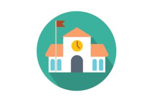 School with Clock Icon: An Embroidery Design Review