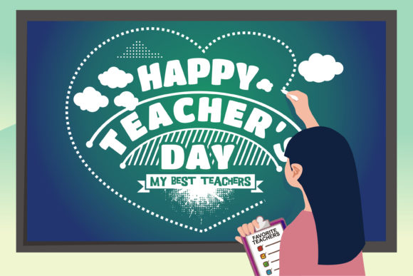 World Teacher's Day: A Thoughtful Embroidery Design for Educators